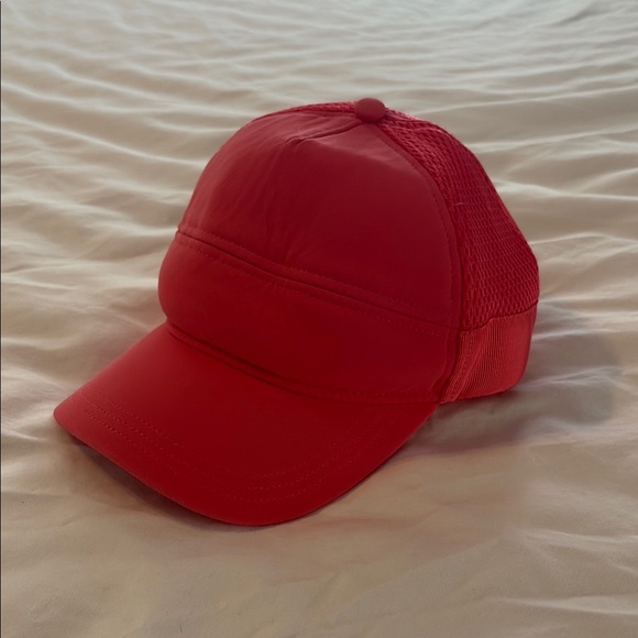 lululemon athletica Accessories - Lululemon Athletica Pink Mesh Cap